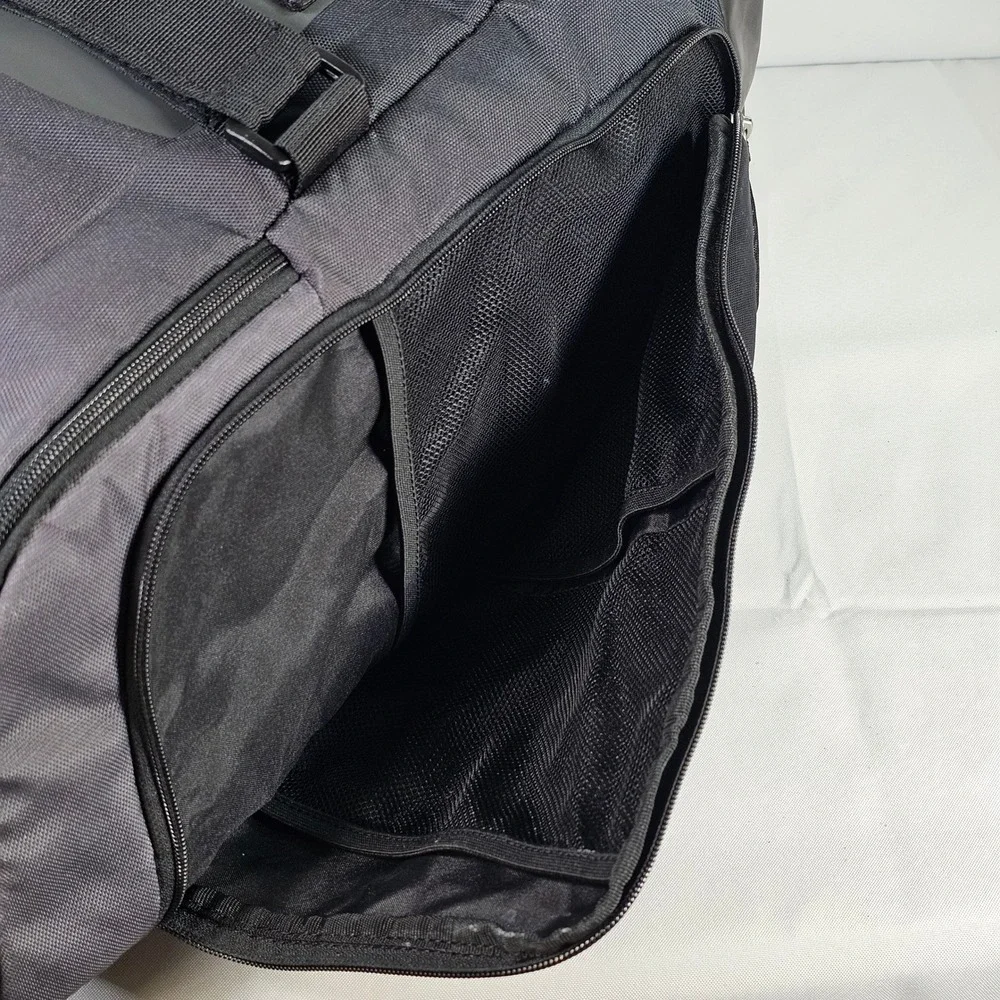 Speedo Team Stereo Backpack Charcoal Black Swim Gear Bag Training Rucksack